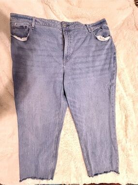 Abercrombie & Fitch Curve Love High Rise Mom Jean // Sz 35 Waist